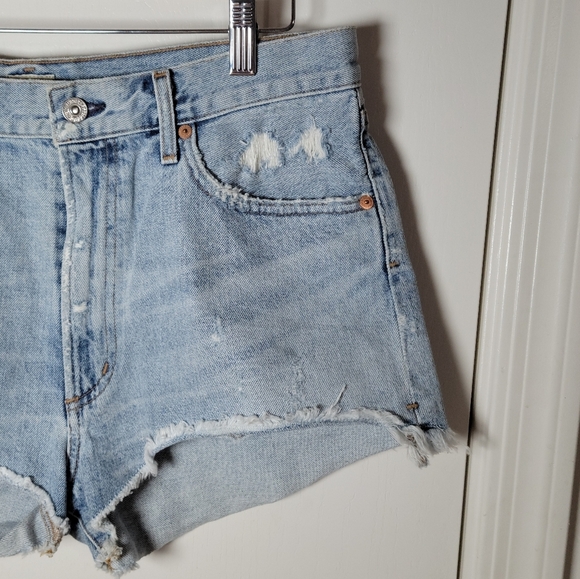 Citizens of Humanity Danielle Cut-Off Denim Shorts | Size 31 - Picture 2 of 12